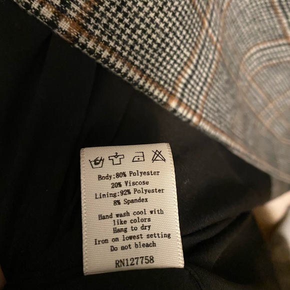 Mural Plaid Coat - Picture 3 of 3